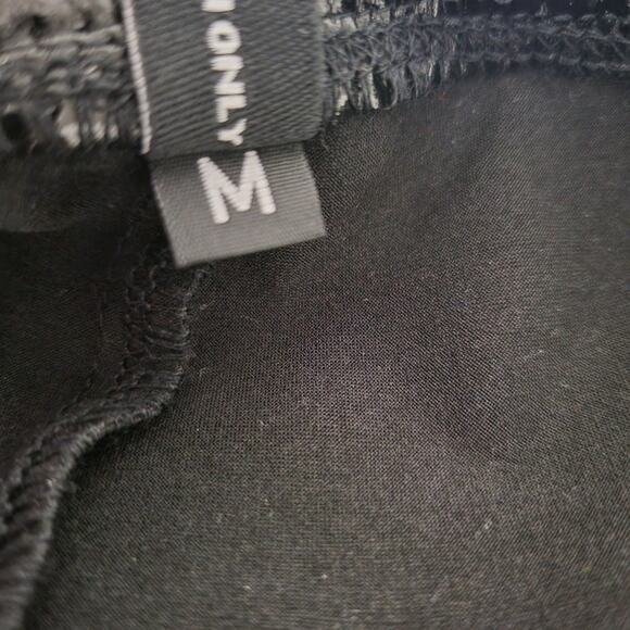 TLZ Femme Vinyl Pants Black PVC Patent Shiny Wet Liquid Straps Boot Cut Medium - Picture 7 of 14